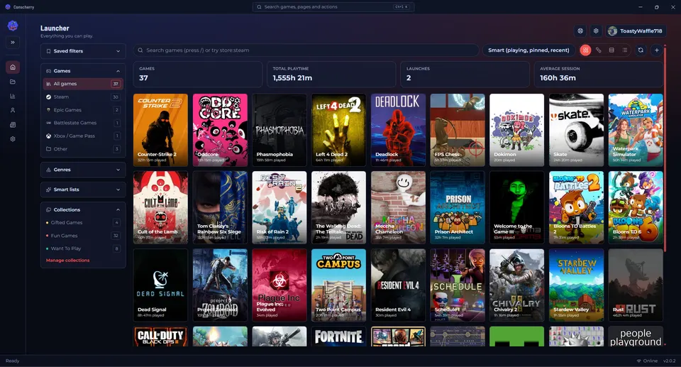 Launcher Library View